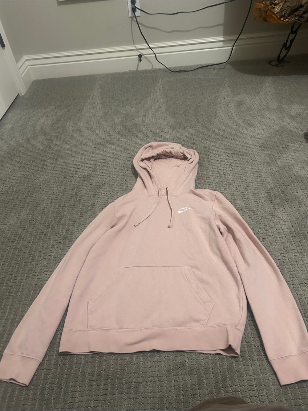 Nike girls light pink nike Hoodie